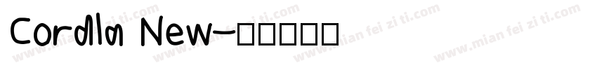 Cordla New字体转换